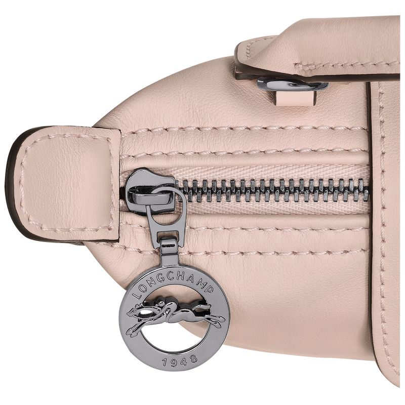 long champ Le Pliage Xtra XS Leather Naisten Pouches Nude | FINW8400