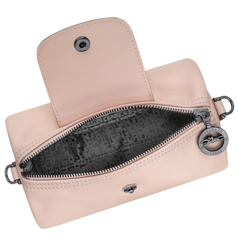 long champ Le Pliage Xtra XS Leather Naisten Crossbody Laukut Nude | FISG8956