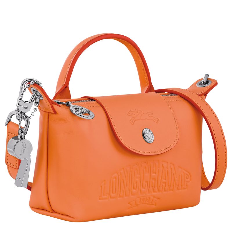 long champ Le Pliage Xtra XS Leather Naisten Pouches Oranssi | FIWN8686