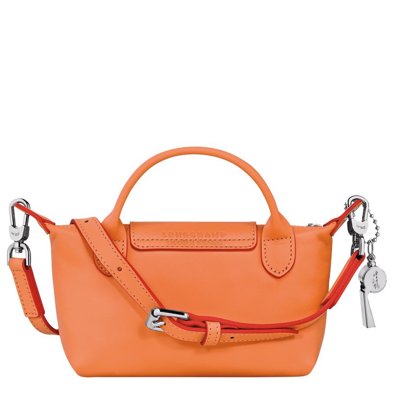 long champ Le Pliage Xtra XS Leather Naisten Pouches Oranssi | FIWN8686