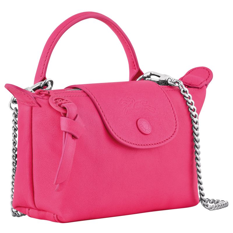 long champ Le Pliage Xtra XS Leather Naisten Pouches Pinkki | FIAH8674