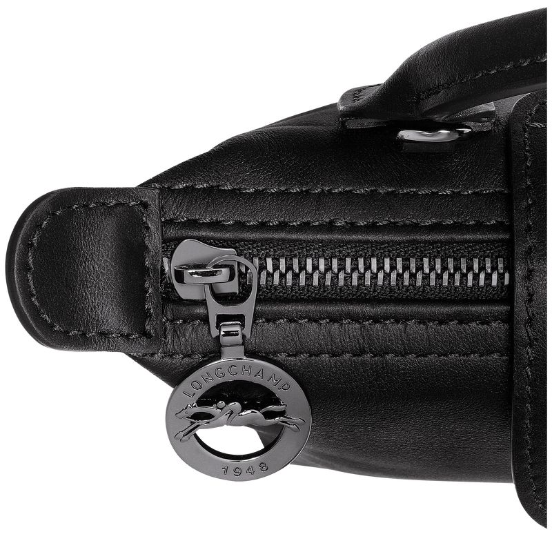 long champ Le Pliage Xtra XS Pouch Leather Naisten Mini Laukut Mustat | FIDF9296