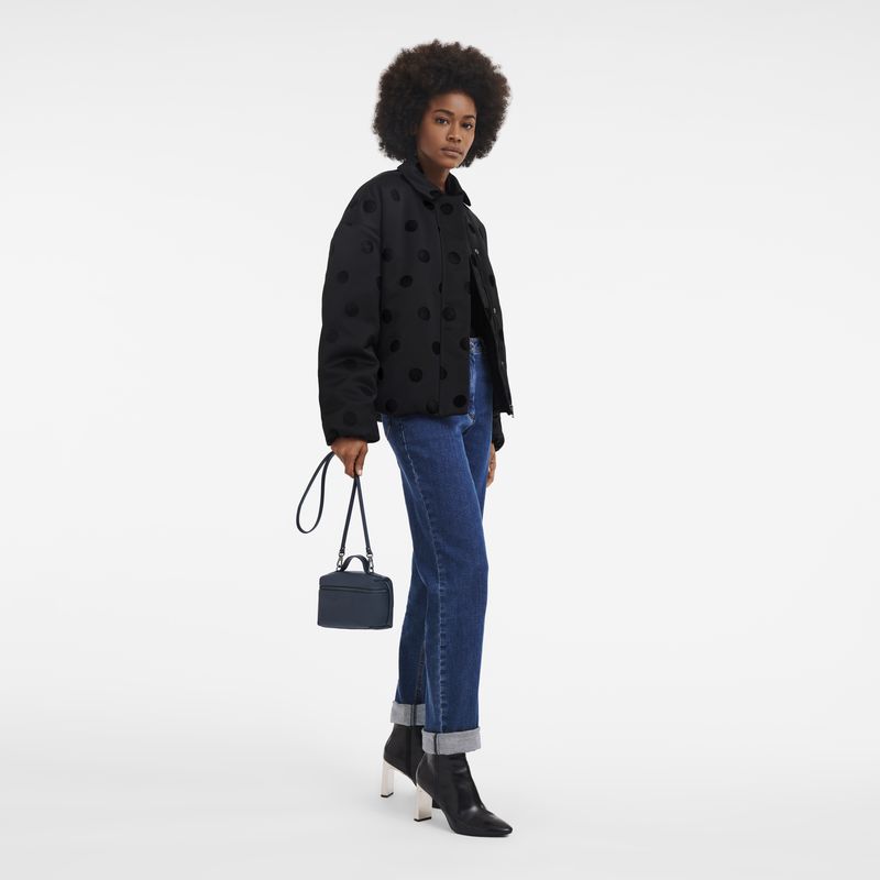 long champ Le Pliage Xtra XS Vanity Nahkaiset Naisten Crossbody Laukut Laivastonsininen | FIVR9026