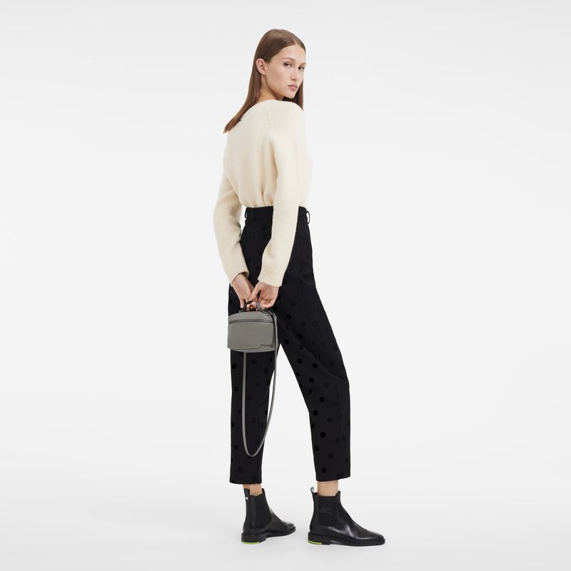 long champ Le Pliage Xtra XS Vanity Nahkaiset Naisten Crossbody Laukut Turtledove | FIVR9019