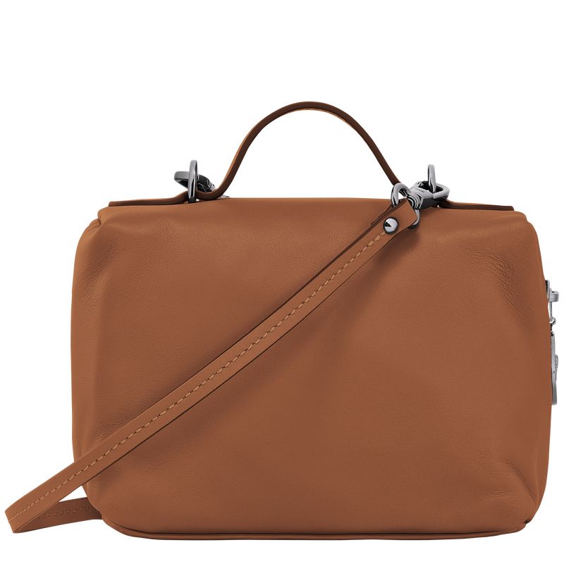 long champ Le Pliage Xtra XS Vanity Nahkaiset Naisten Crossbody Laukut Cognac | FIXY9017