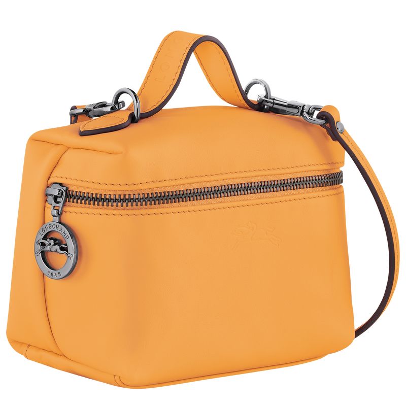 long champ Le Pliage Xtra XS Vanity Nahkaiset Naisten Crossbody Laukut Aprikoosi | FIZU9016