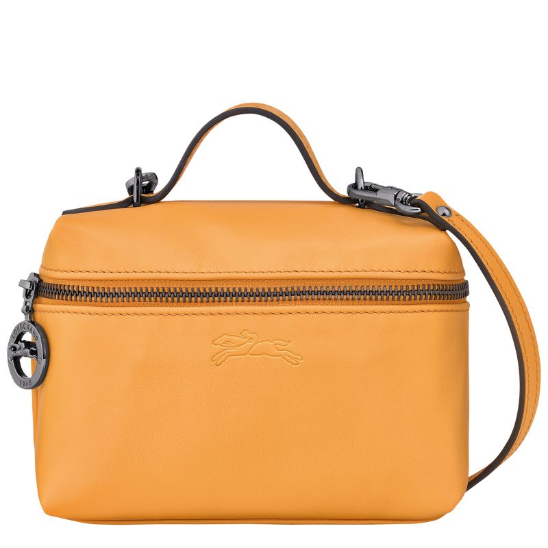 long champ Le Pliage Xtra XS Vanity Nahkaiset Naisten Crossbody Laukut Aprikoosi | FIZU9016