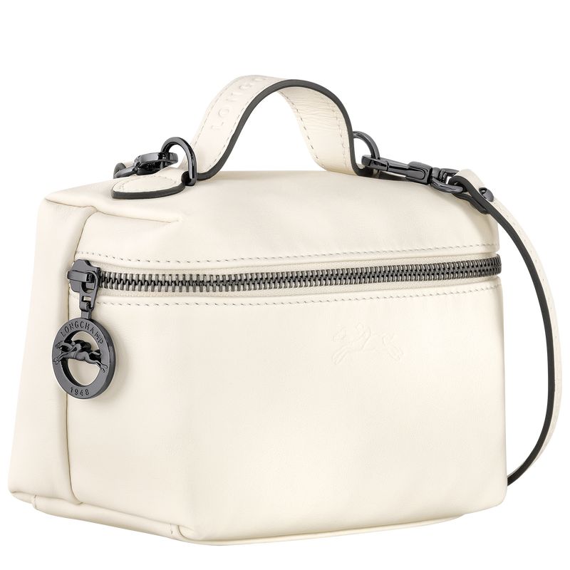 long champ Le Pliage Xtra XS Vanity Nahkaiset Naisten Crossbody Laukut Ecru | FILI9015