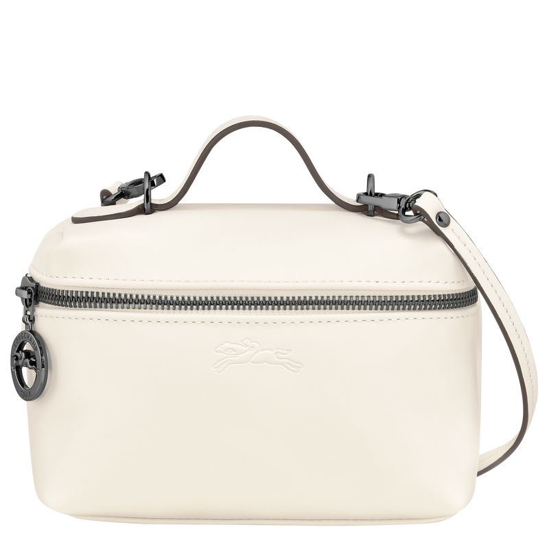 long champ Le Pliage Xtra XS Vanity Nahkaiset Naisten Mini Laukut Ecru | FIQM9308