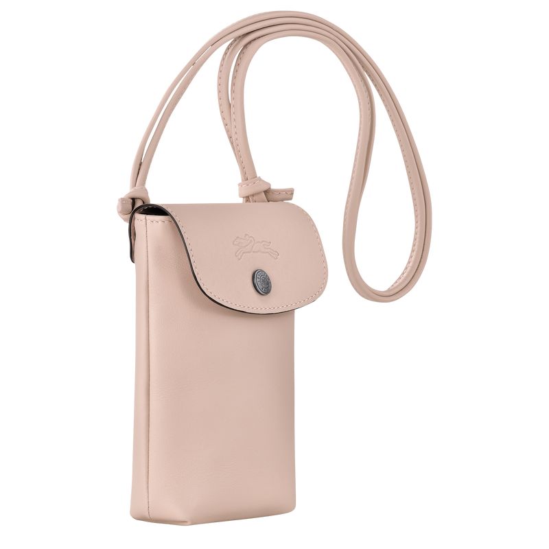 long champ Le Pliage Xtra with leather lace Leather Naisten Kuori Nude | FIXY8393