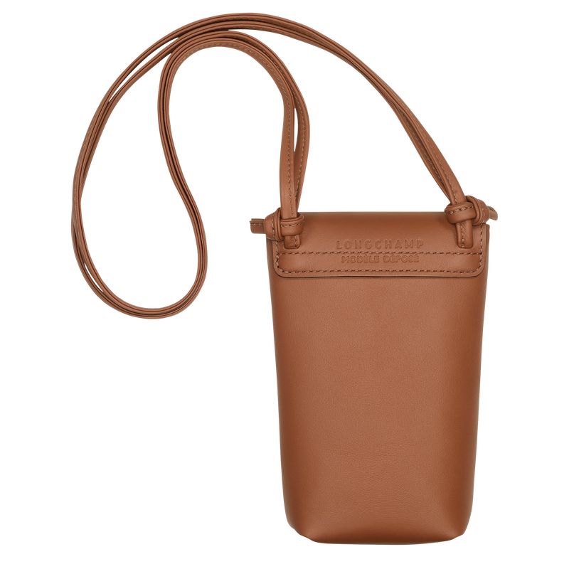 long champ Le Pliage Xtra with leather lace Miesten Kuori Cognac | FIIL7429