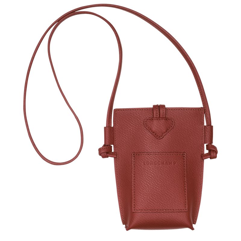 long champ Le Roseau 1 Leather Naisten Kuori Chestnut | FIIL8380