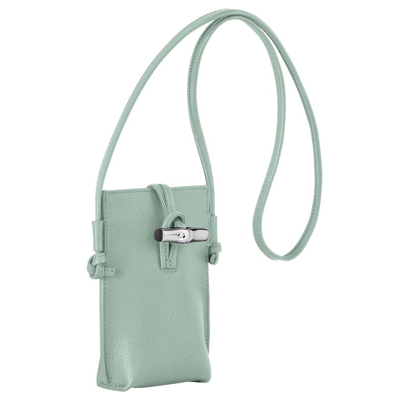 long champ Le Roseau 1 Leather Naisten Kuori Celadon | FIJP8408