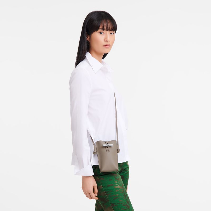 long champ Le Roseau 1 Leather Naisten Kuori Clay | FIKO8407