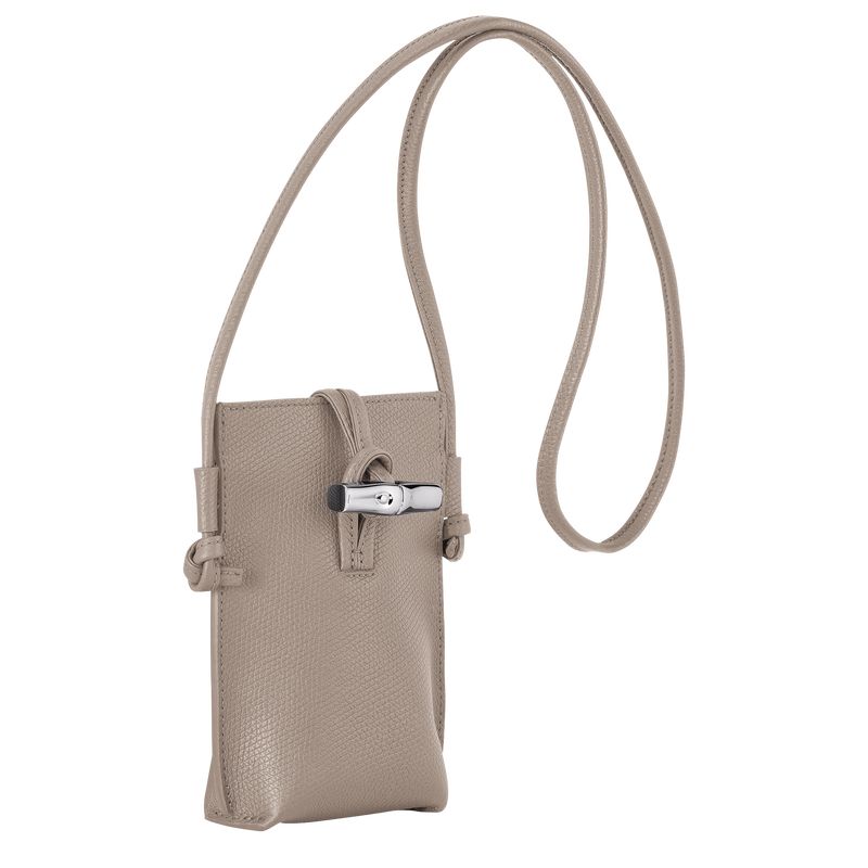 long champ Le Roseau 1 Leather Naisten Kuori Clay | FIKO8407