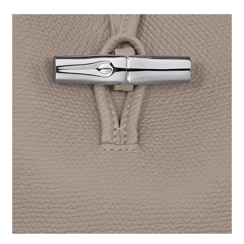 long champ Le Roseau 1 Leather Naisten Kuori Clay | FIKO8407