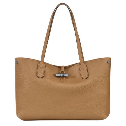 long champ Le Roseau Essential L Tote Leather Naisten Olkalaukku Fawn | FICT8819