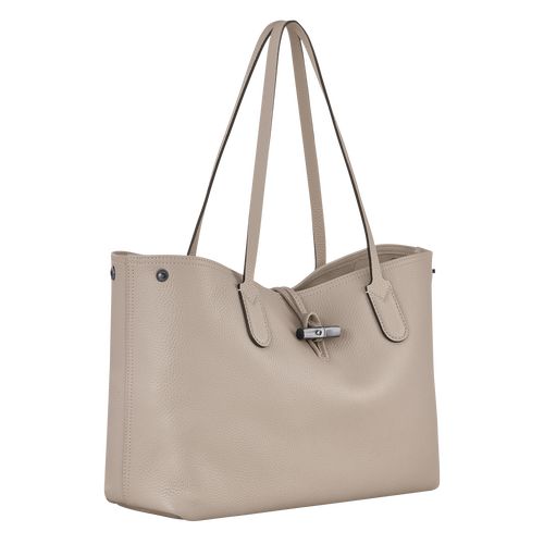 long champ Le Roseau Essential L Tote Leather Naisten Olkalaukku Clay | FIVR8818