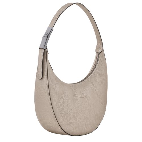 long champ Le Roseau Essential M Hobo Leather Naisten Olkalaukku Clay | FITC8784