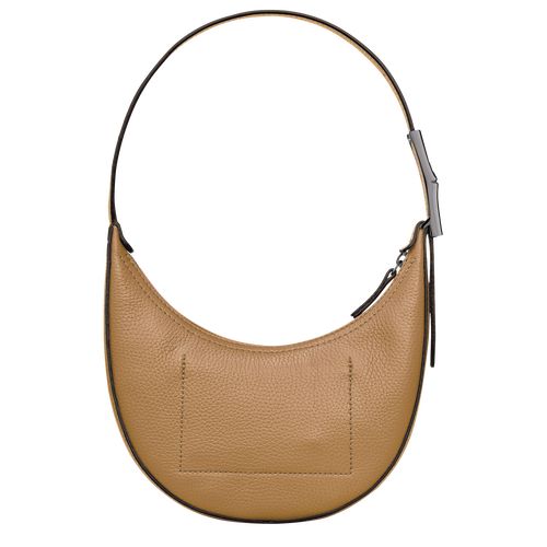 long champ Le Roseau Essential S Hobo Leather Naisten Olkalaukku Fawn | FIJP8824