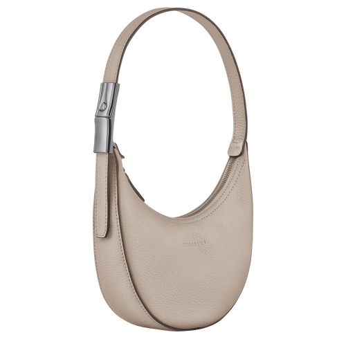 long champ Le Roseau Essential S Hobo Leather Naisten Olkalaukku Clay | FIKO8823