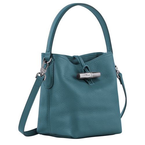 long champ Le Roseau Essential XS Bucket Leather Naisten Mini Laukut Sinivihreä | FIHA9272