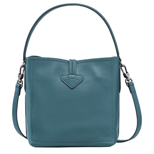 long champ Le Roseau Essential XS Bucket Leather Naisten Crossbody Laukut Sinivihreä | FIYX8939