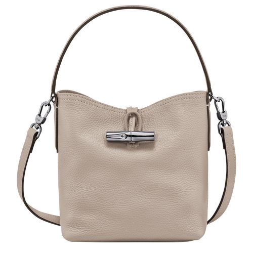 long champ Le Roseau Essential XS Bucket Leather Naisten Crossbody Laukut Clay | FIUZ8938