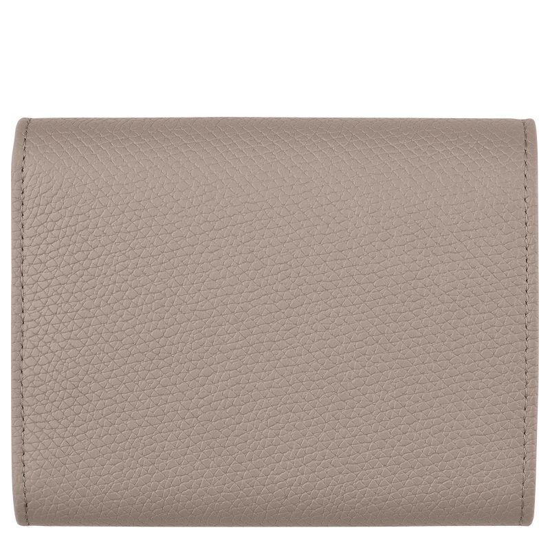 long champ Le Roseau Leather Naisten Lompakko Clay | FISG8540