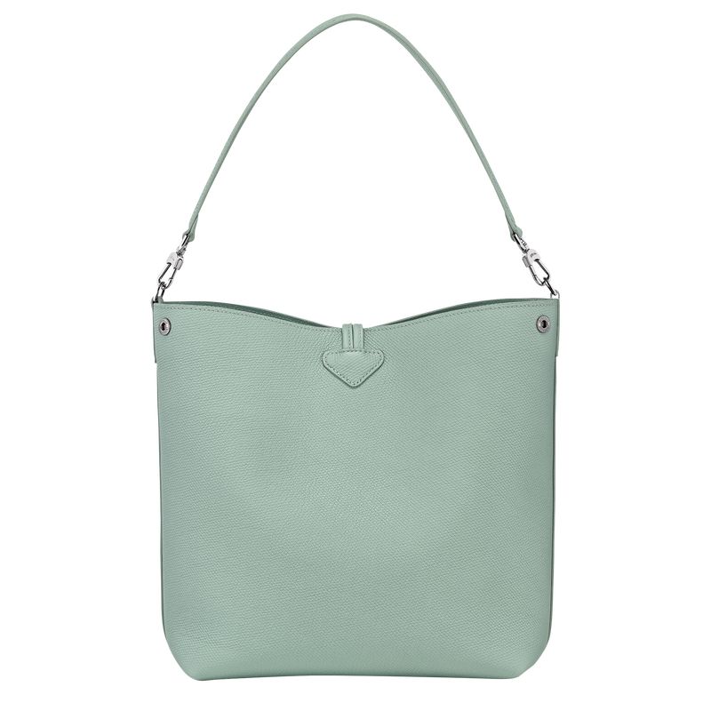 long champ Le Roseau M Shoulder Leather Naisten Olkalaukku Celadon | FIPJ8850