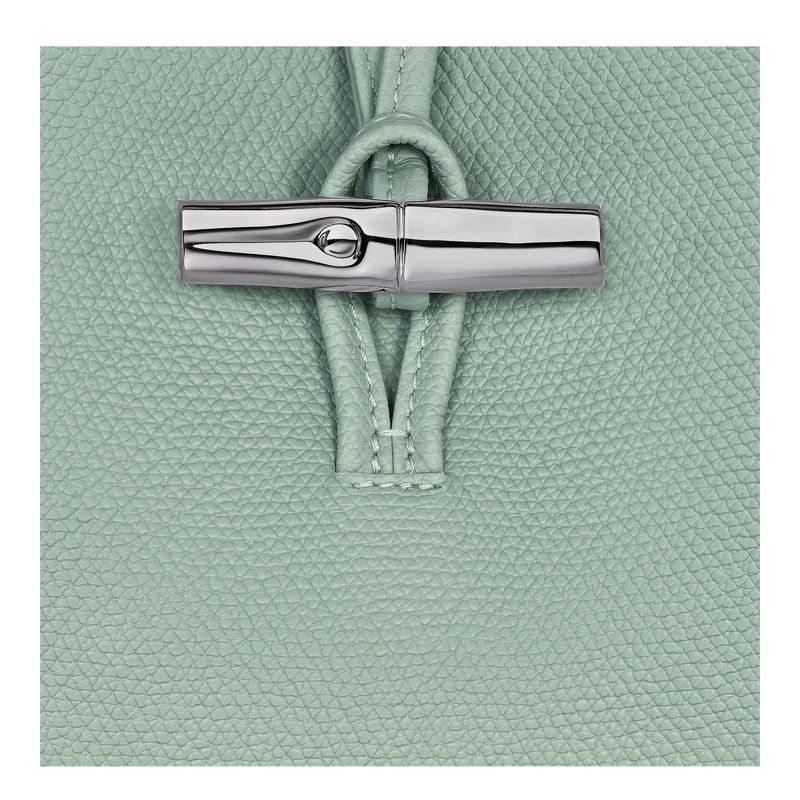 long champ Le Roseau M Shoulder Leather Naisten Olkalaukku Celadon | FIPJ8850