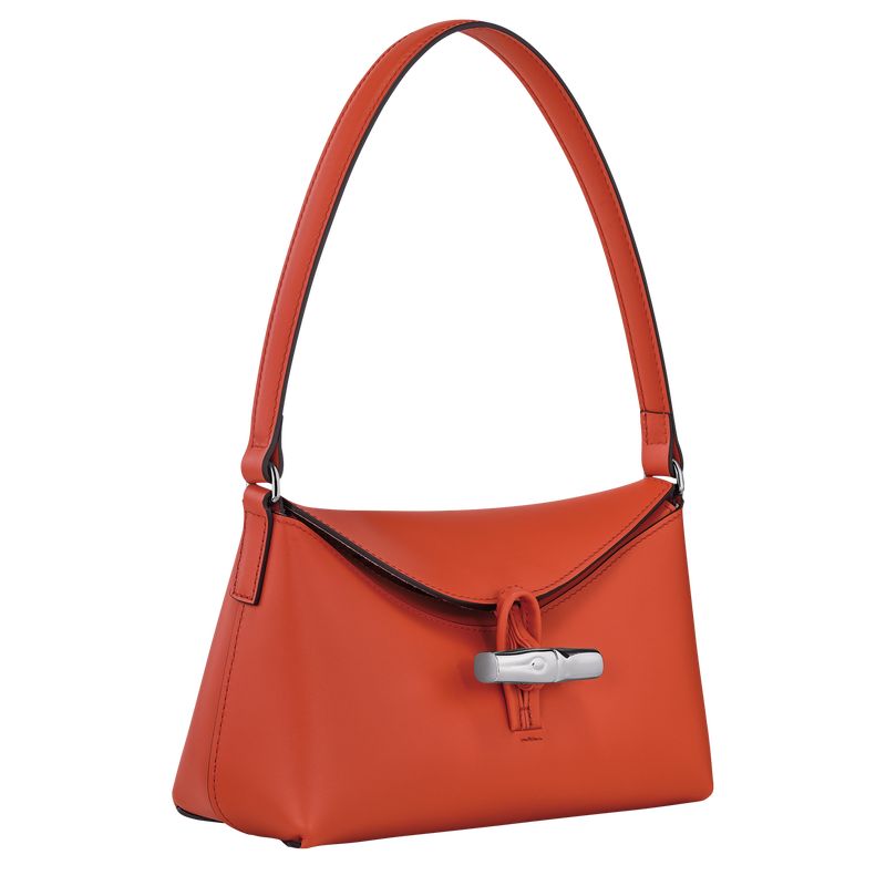 long champ Le Roseau S Hobo Leather Naisten Olkalaukku Paprika | FIJP8876