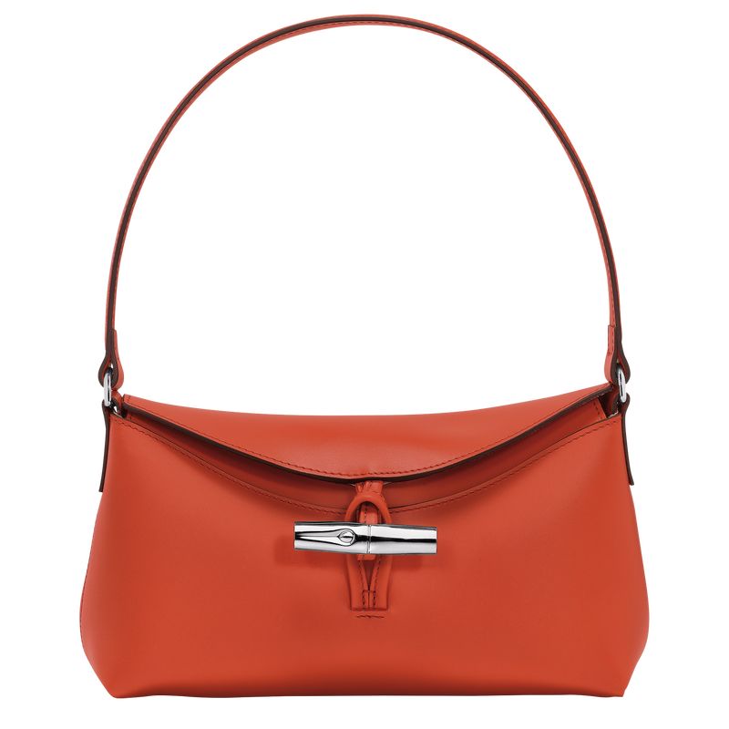 long champ Le Roseau S Hobo Leather Naisten Olkalaukku Paprika | FIJP8876