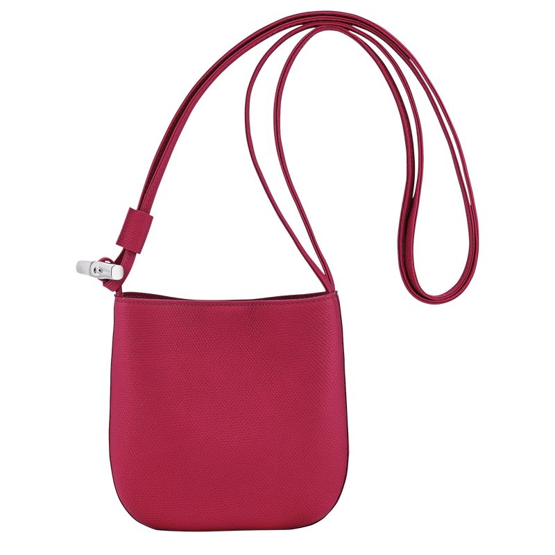 long champ Le Roseau S Leather Naisten Crossbody Laukut Beetroot | FIVR8967