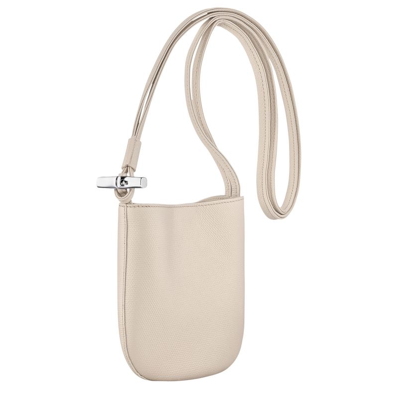 long champ Le Roseau S Leather Naisten Crossbody Laukut Paper | FICT8966