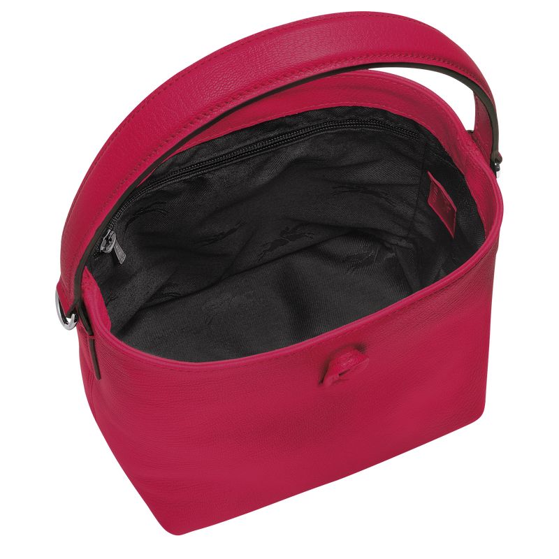 long champ Le Roseau XS Bucket Leather Naisten Mini Laukut Magenta | FIXY9392