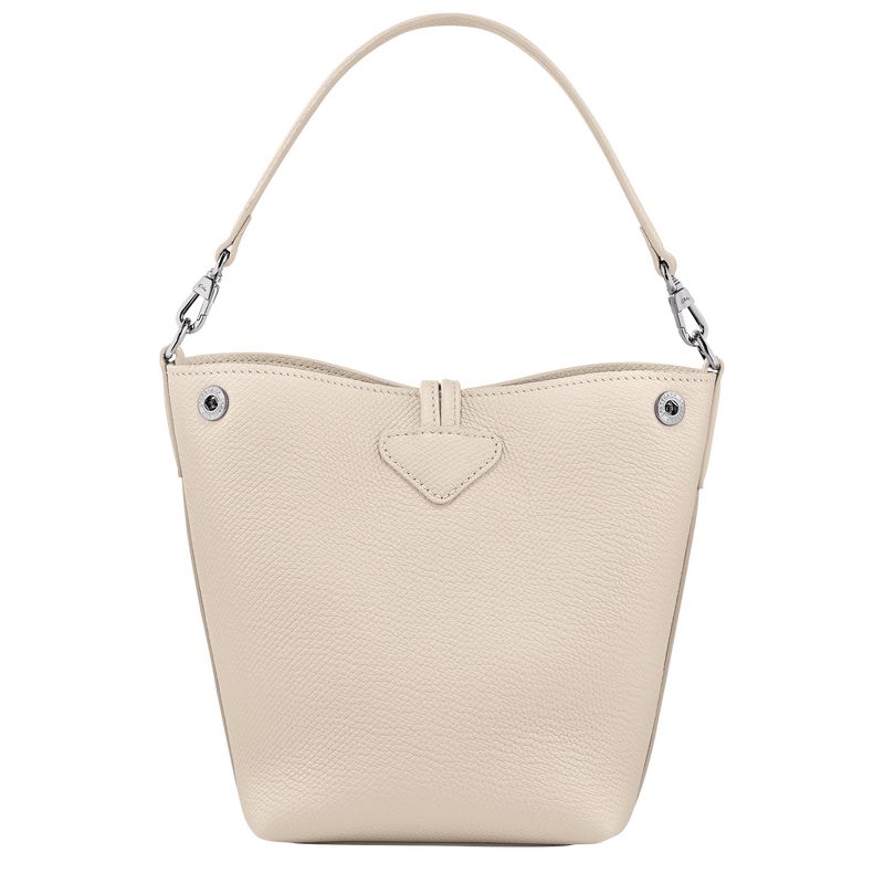 long champ Le Roseau XS Bucket Leather Naisten Crossbody Laukut Paper | FIKO8962