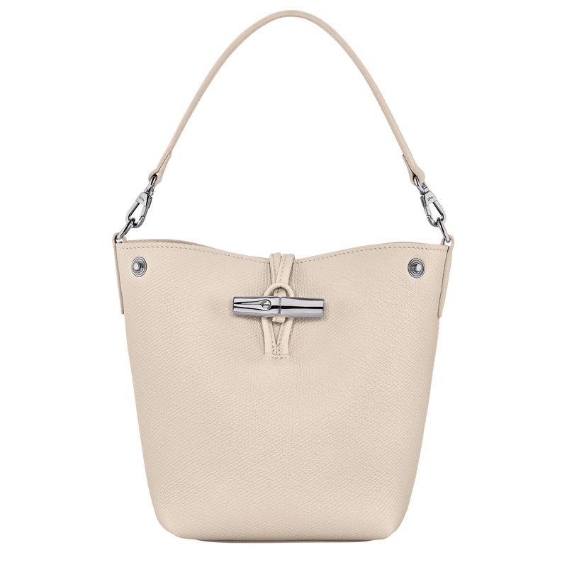 long champ Le Roseau XS Bucket Leather Naisten Crossbody Laukut Paper | FIKO8962