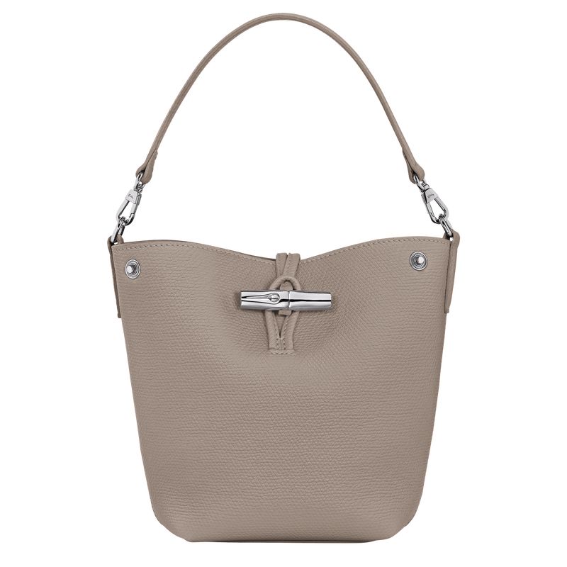 long champ Le Roseau XS Bucket Leather Naisten Crossbody Laukut Clay | FIGS8959