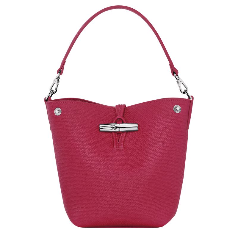 long champ Le Roseau XS Bucket Leather Naisten Mini Laukut Beetroot | FINW9336