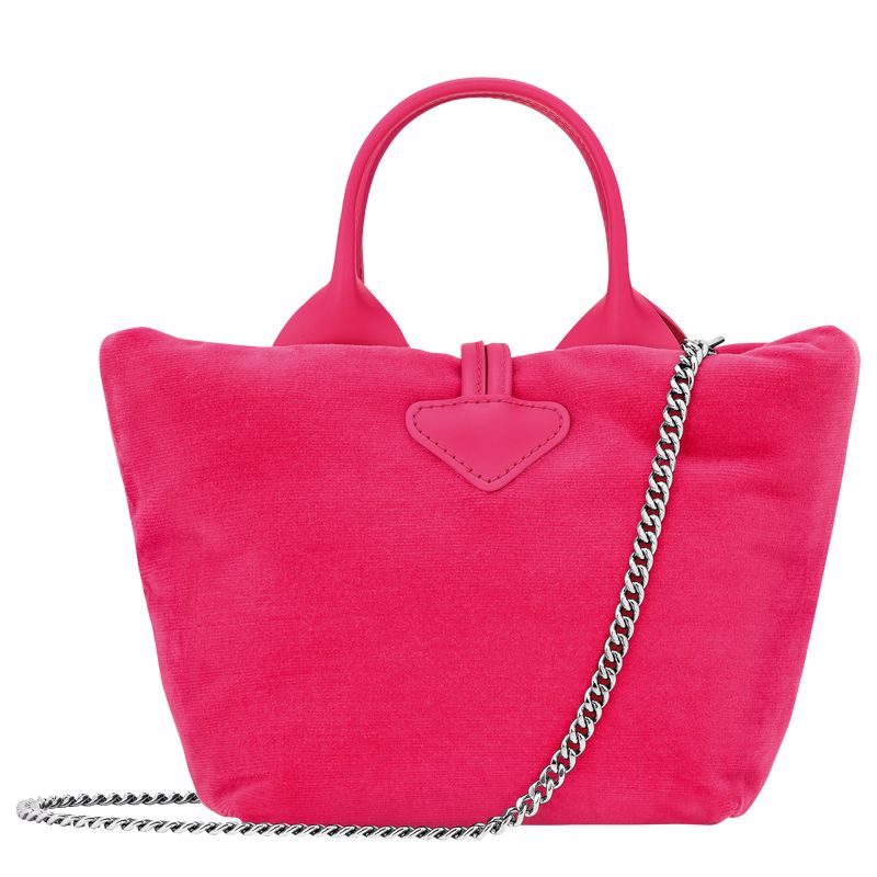 long champ Le Roseau XS Handbag Canvas Naisten Mini Laukut Pinkki | FIKO9274