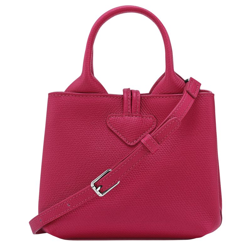 long champ Le Roseau XS Handbag Leather Naisten Mini Laukut Beetroot | FICT9330