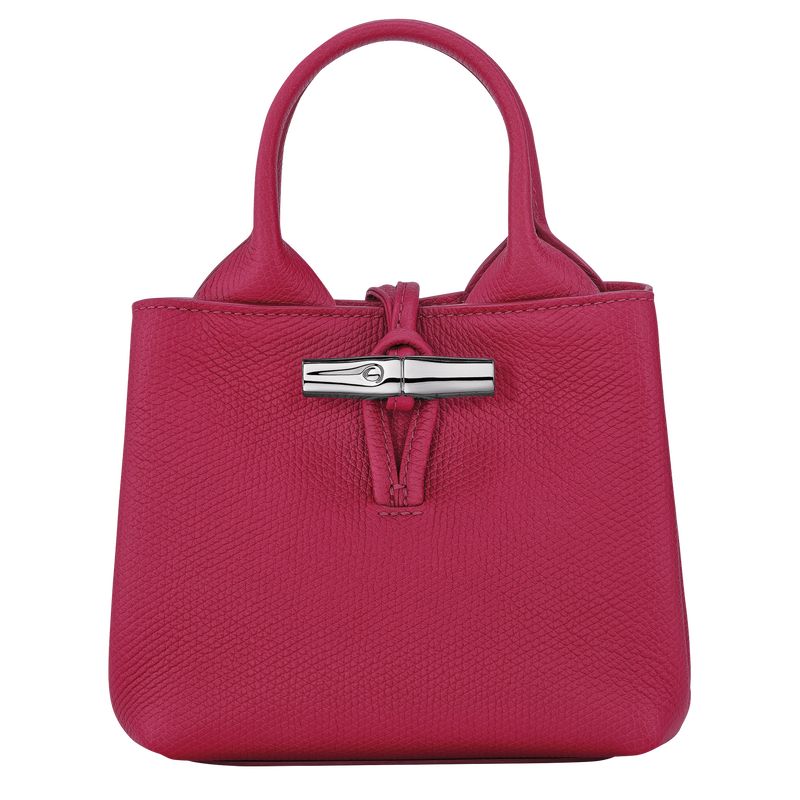 long champ Le Roseau XS Handbag Leather Naisten Mini Laukut Beetroot | FICT9330