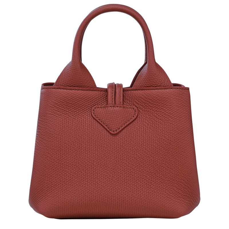 long champ Le Roseau XS Handbag Leather Naisten Mini Laukut Chestnut | FIZU9328