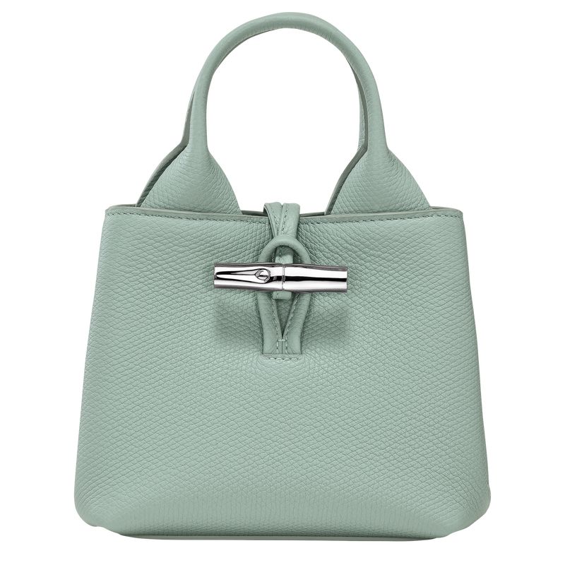 long champ Le Roseau XS Handbag Leather Naisten Mini Laukut Celadon | FIKO9326