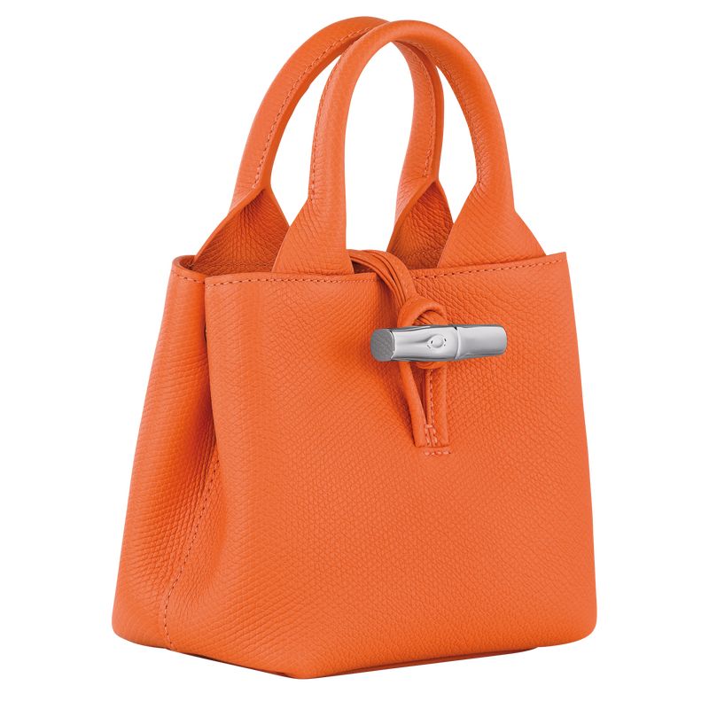 long champ Le Roseau XS Handbag Leather Naisten Mini Laukut Oranssi | FIHA9324