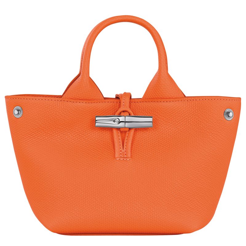 long champ Le Roseau XS Handbag Leather Naisten Mini Laukut Oranssi | FIHA9324