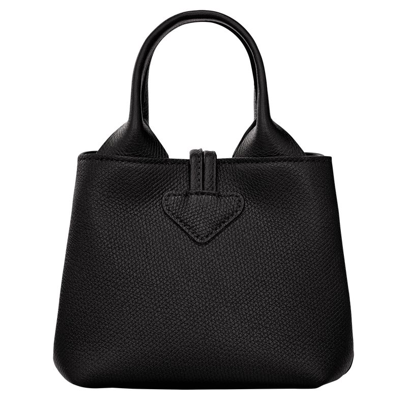 long champ Le Roseau XS Handbag Leather Naisten Mini Laukut Mustat | FIGS9323