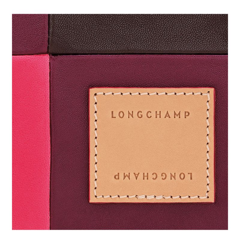 long champ Re-Play L Leather Miesten Käsilaukku Eggplant | FICT7458