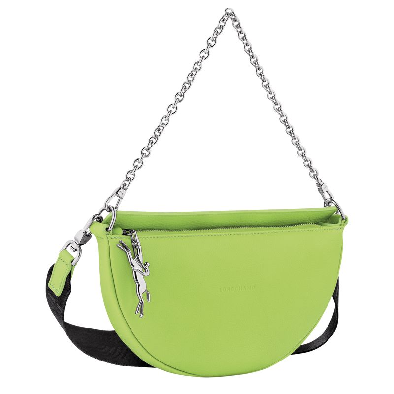 long champ Smile S Crossbody Leather Naisten Olkalaukku Vihreä Vaalean | FIVR8870